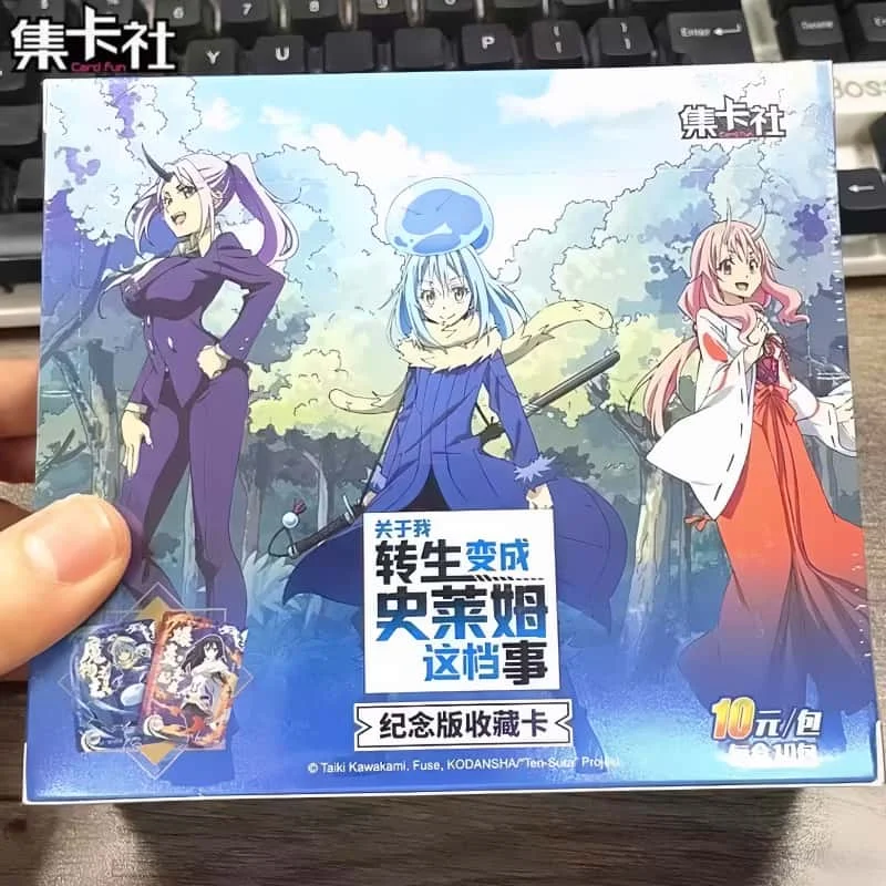 Genuine Card.Fun Anime That Time I Got Reincarnated As A Slime Cards Booster Packs Tcg Ccg Collectable Trading Card Toys Gifts
Genuine Card.Fun Anime That Time I Got Reincarnated As A Slime Cards Booster Packs Tcg Ccg Collectable Trading Card Toys Gifts