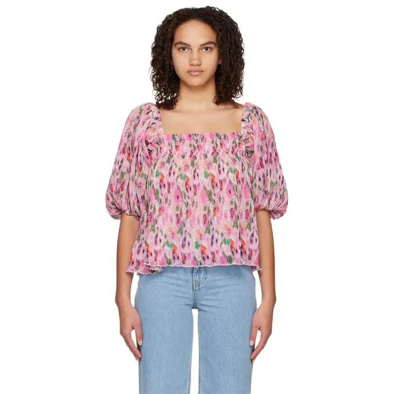 Floral Print Blouses Summer Women Holiday Wear Vintage Short Puff Sleeve Square Collar Shirts Female Chic Blusas Tops
Floral Print Blouses Summer Women Holiday Wear Vintage Short Puff Sleeve Square Collar Shirts Female Chic Blusas Tops