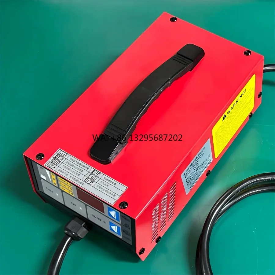 Red Shell Industrial Charger 16S 200AH LifePo4 Battery 58.4V 48V Charger for Coal Mines Power Generation Forklift Truck
Red Shell Industrial Charger 16S 200AH LifePo4 Battery 58.4V 48V Charger for Coal Mines Power Generation Forklift Truck