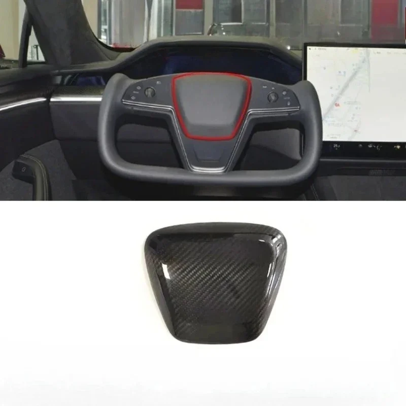 For Tesla Model S Real Dry Carbon Fiber Steering Wheel Button Cover Decoration Interior Decoration Modification 2023 Accessories
For Tesla Model S Real Dry Carbon Fiber Steering Wheel Button Cover Decoration Interior Decoration Modification 2023 Accessories