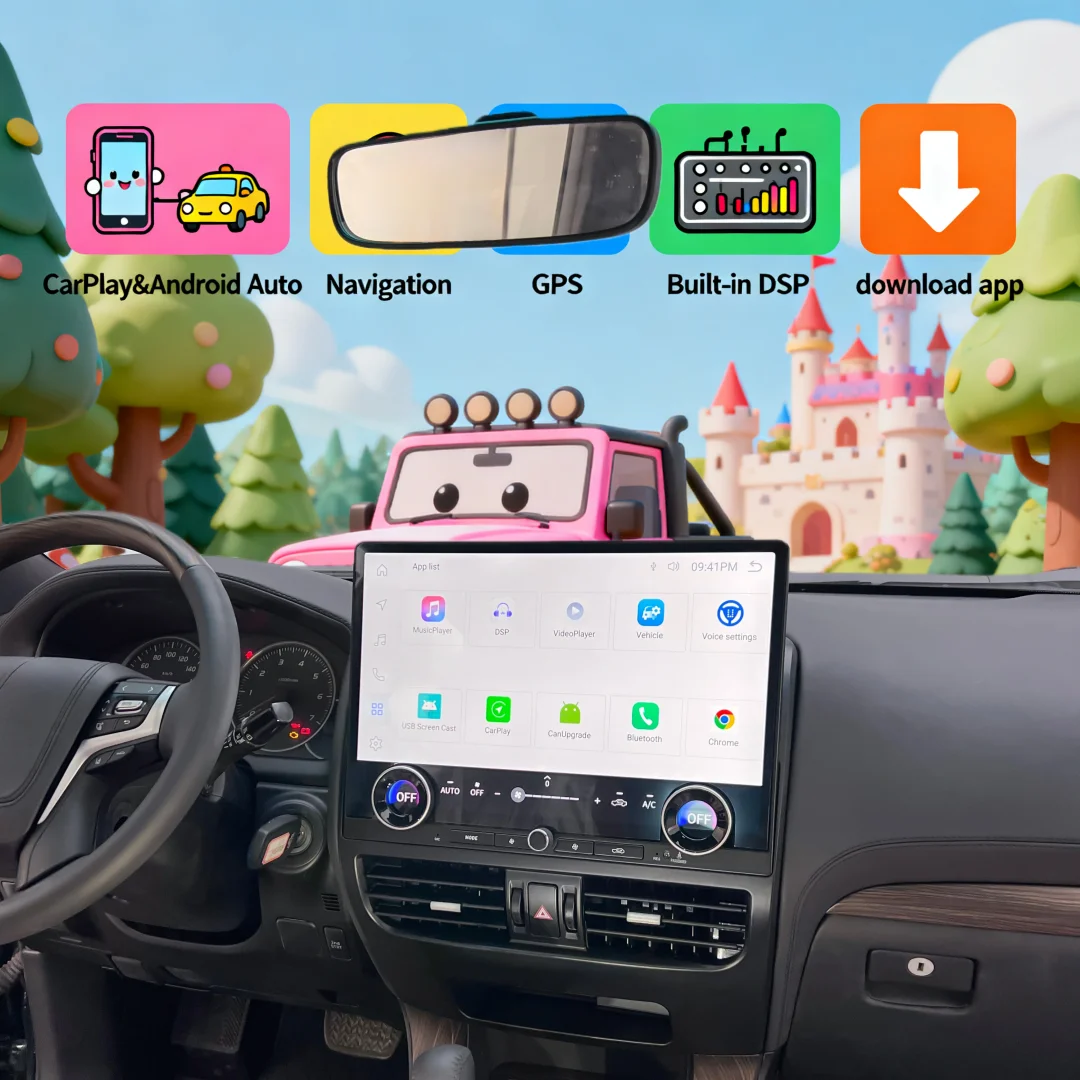 16,8-дюймовый сенсорный экран для Toyota Prado 120 2002-2009, для Lexus GX470, CarPlay, Android 13, автомобильная магнитола, GPS, видеоплеер, мультимедийная система HU
16,8-дюймовый сенсорный экран для Toyota Prado 120 2002-2009, для Lexus GX470, CarPlay, Android 13, автомобильная магнитола, GPS, видеоплеер, мультимедийная система HU