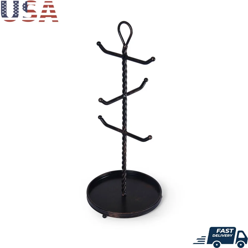 Классическая веревочная кружка, дерево с 6 крючками, основание из кованого железа, прочный кухонный органайзер, домашний декор, 17,5 x 7,25 дюймов
Классическая веревочная кружка, дерево с 6 крючками, основание из кованого железа, прочный кухонный органайзер, домашний декор, 17,5 x 7,25 дюймов