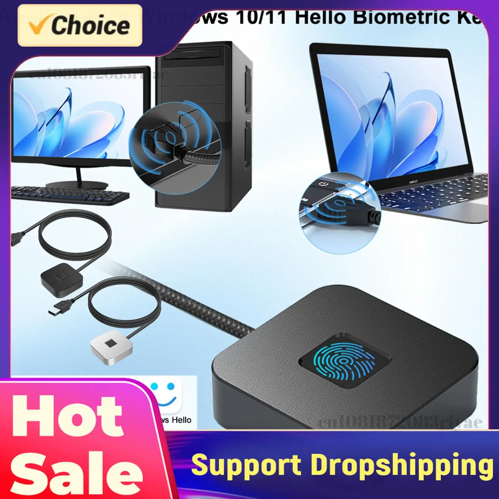 Biometric Fingerprint Login Lock Screen For Windows Hello 10/11 USB Reader Scanner Module Device Biometrics Security Key Safe Ac
Biometric Fingerprint Login Lock Screen For Windows Hello 10/11 USB Reader Scanner Module Device Biometrics Security Key Safe Ac