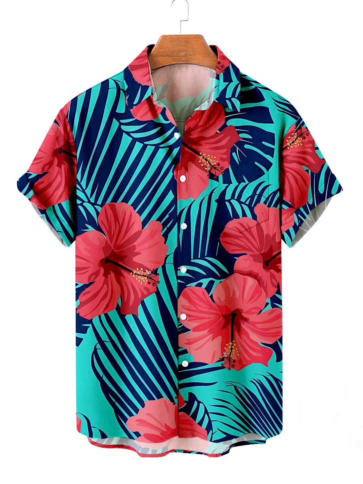 Summer Men's Flower Hawaiian Shirts Casual Vacation Short Sleeve Shirts Collar Button Up Shirts Fashion Steetwear For Mens
Summer Men's Flower Hawaiian Shirts Casual Vacation Short Sleeve Shirts Collar Button Up Shirts Fashion Steetwear For Mens