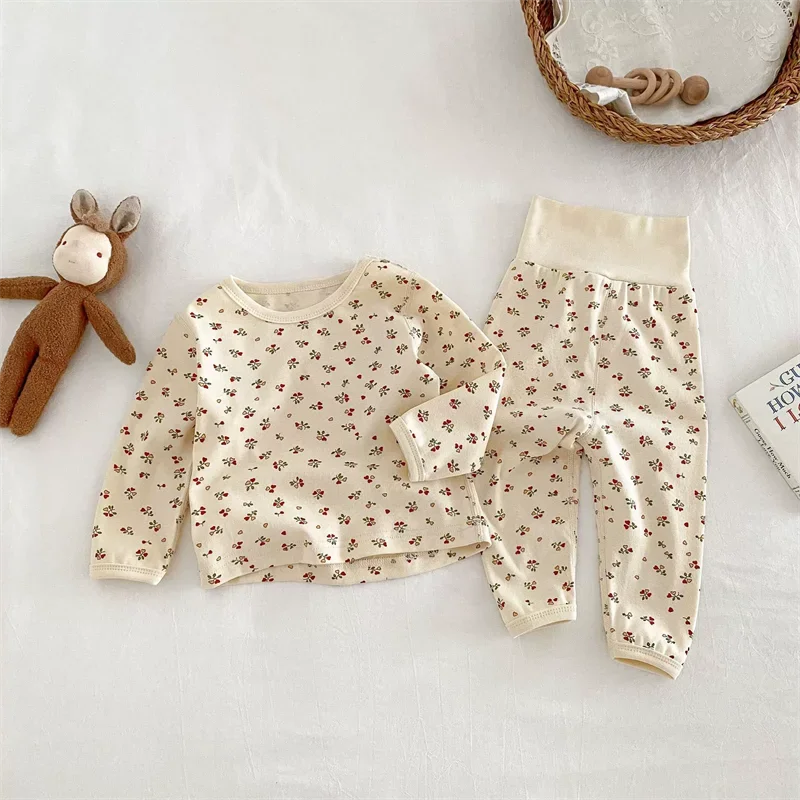 Осенняя одежда для малышей 0-5 лет, домашняя одежда для девочек, брюки, костюм из двух предметов, одежда для новорожденных, детский пижамный комплект
Осенняя одежда для малышей 0-5 лет, домашняя одежда для девочек, брюки, костюм из двух предметов, одежда для новорожденных, детский пижамный комплект