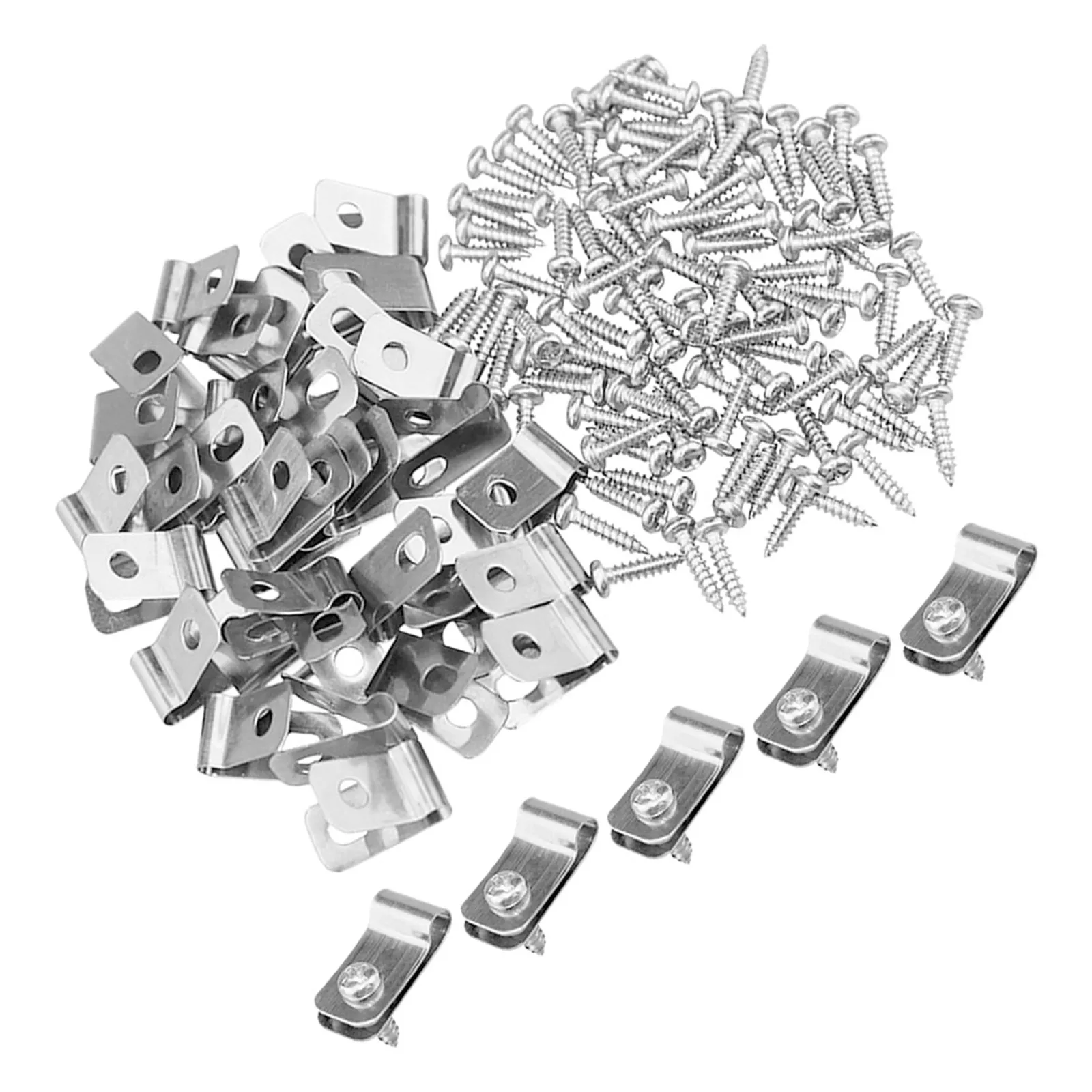 100Pcs Metal Livestock Fence Clips Sturdy Aluminum Wire Clips for Garden Heavy Duty Wire Fence Fasteners
100Pcs Metal Livestock Fence Clips Sturdy Aluminum Wire Clips for Garden Heavy Duty Wire Fence Fasteners