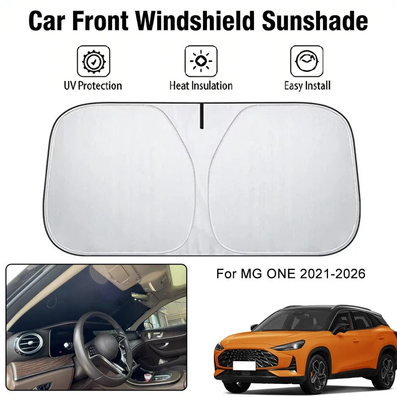 Foldable Car Windshield Sun Shade UV Block Heat Insulation For MG ONE 2021-2026 Interior Protection Accessories
Foldable Car Windshield Sun Shade UV Block Heat Insulation For MG ONE 2021-2026 Interior Protection Accessories