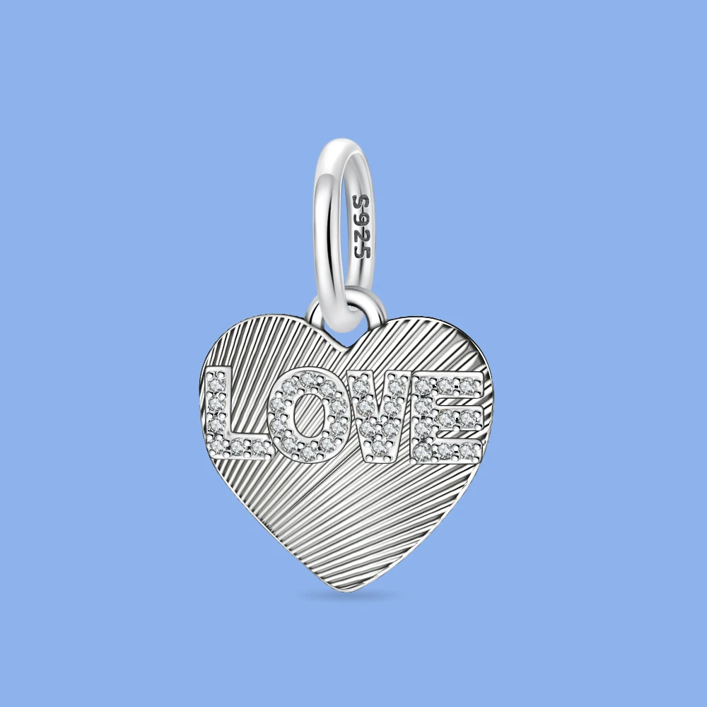 Pendant Charm Bead 925 Sterling Silver Heart Pendant Of Love Beads Fit Original Bracelet for Jewelry Making Valentine's Day gift
Pendant Charm Bead 925 Sterling Silver Heart Pendant Of Love Beads Fit Original Bracelet for Jewelry Making Valentine's Day gift