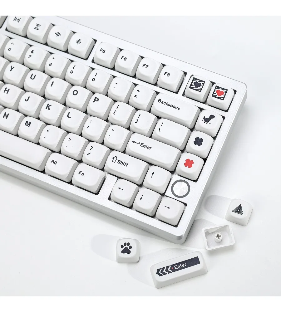 Keycap Personality Minimalist White Theme Versatile Cap 61/68/75/87/98 Mechanical Keyboard PBT Sublimation Keycap MOA Height
Keycap Personality Minimalist White Theme Versatile Cap 61/68/75/87/98 Mechanical Keyboard PBT Sublimation Keycap MOA Height