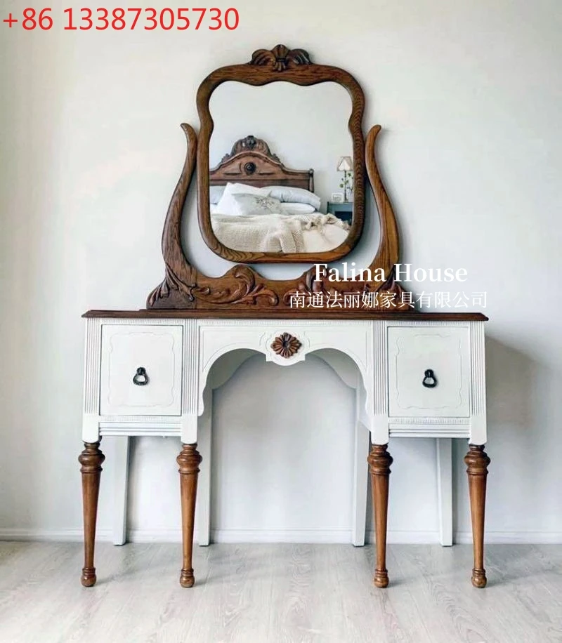 French American country dresser solid wood bedroom integrated color European carving
French American country dresser solid wood bedroom integrated color European carving