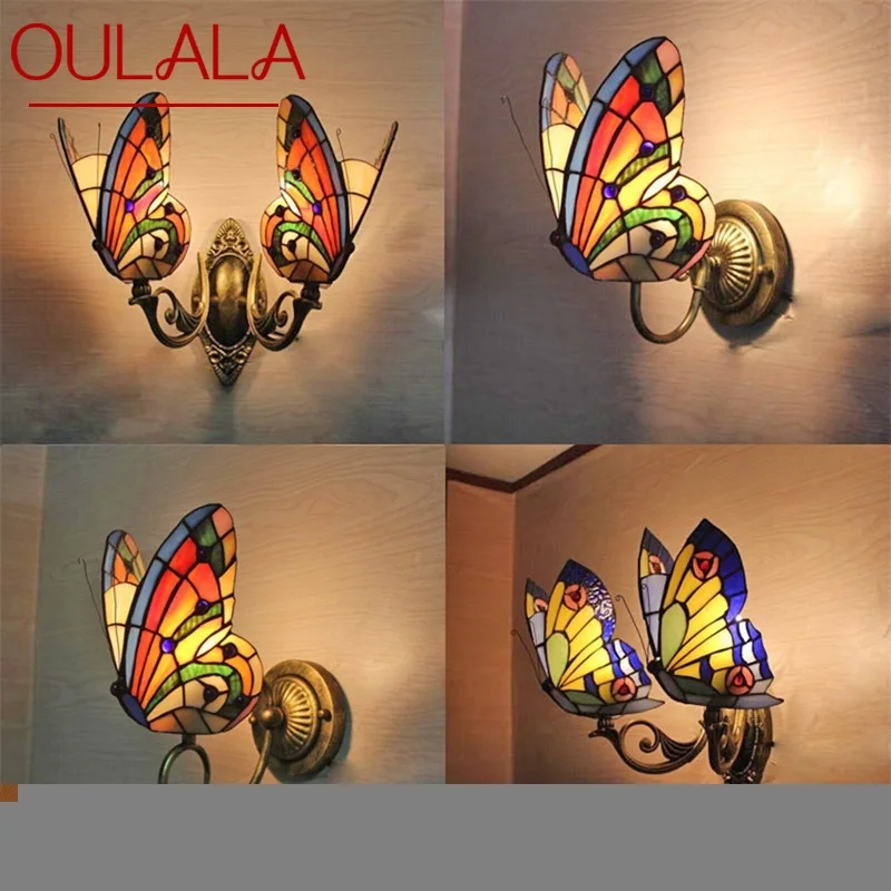 BUNNY Tiffany Wall Lights Sconces Contemporary LED Butterfly Lamp Indoor Fixture For Home Decoration
BUNNY Tiffany Wall Lights Sconces Contemporary LED Butterfly Lamp Indoor Fixture For Home Decoration