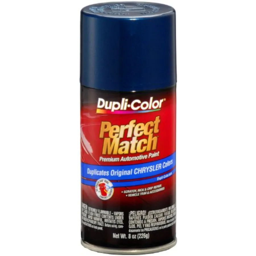 Patriot Blue Metallic Automotive Paint for Chrysler Vehicles 8 oz Aerosol Case of 6
Patriot Blue Metallic Automotive Paint for Chrysler Vehicles 8 oz Aerosol Case of 6