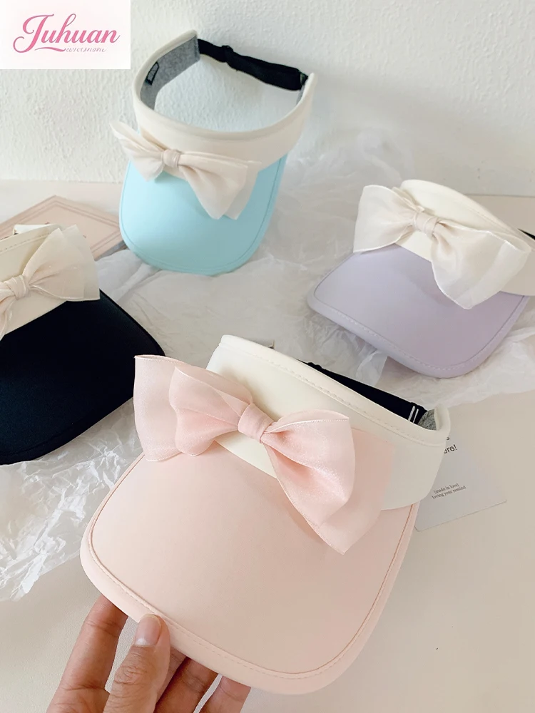 Sweet Lolita Bow Ice Silk Empty Top Hats Women's Summer Big Brim Shade Sun Protection Hat Outdoor Sports UV Protection Sun Hats
Sweet Lolita Bow Ice Silk Empty Top Hats Women's Summer Big Brim Shade Sun Protection Hat Outdoor Sports UV Protection Sun Hats