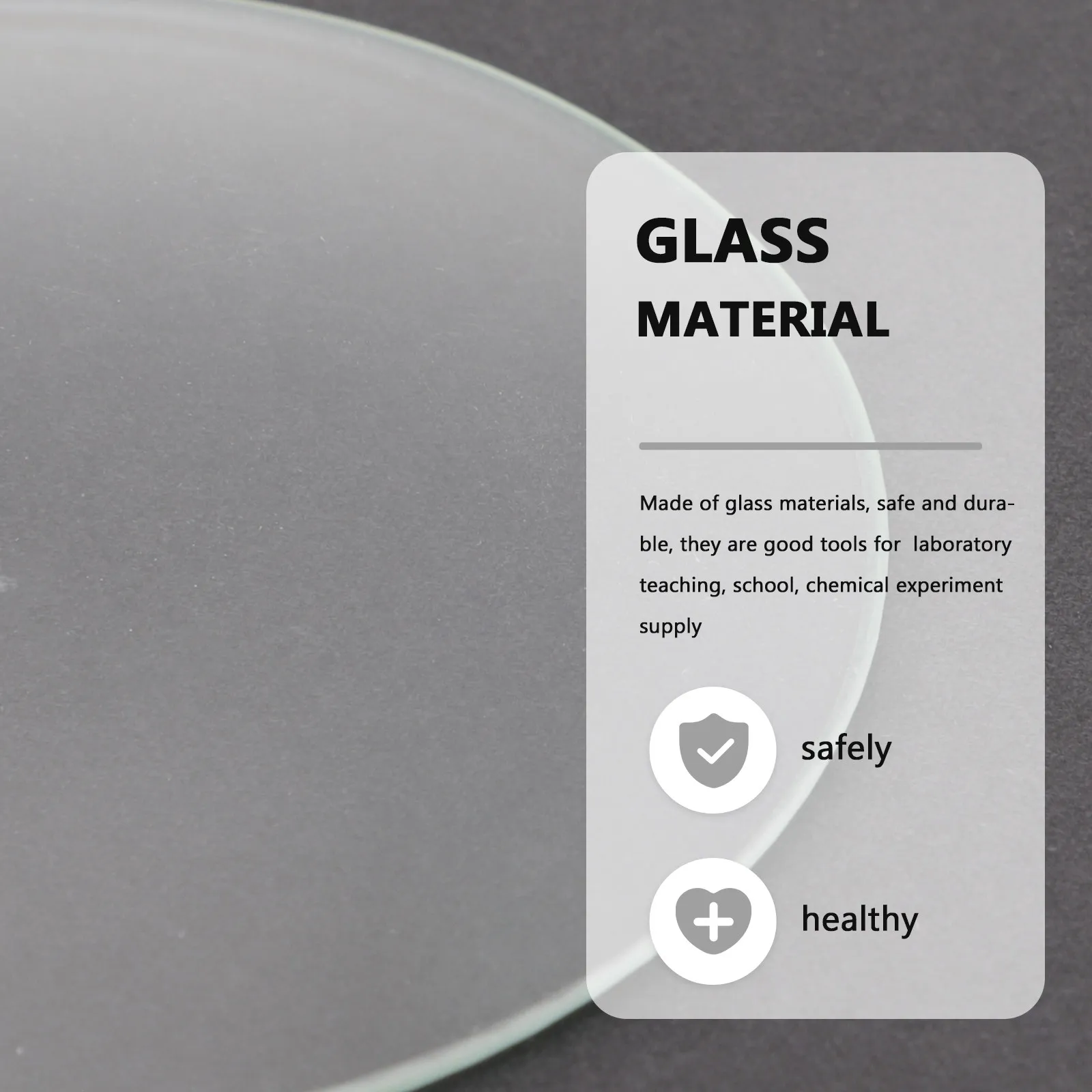 10Pcs Laboratory Grade Glass Watch Glasses Round Flat Clear Evaporating Dish Cover Load Carrier for Science Experiments Teaching
10Pcs Laboratory Grade Glass Watch Glasses Round Flat Clear Evaporating Dish Cover Load Carrier for Science Experiments Teaching