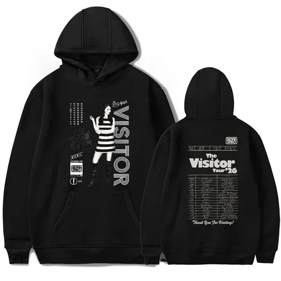 Худи Sienna Spiro Merch 2026 The Visitor Tour для мужчин и женщин, унисекс, с длинными рукавами, зимняя толстовка, модная уличная одежда в стиле Y2K
Худи Sienna Spiro Merch 2026 The Visitor Tour для мужчин и женщин, унисекс, с длинными рукавами, зимняя толстовка, модная уличная одежда в стиле Y2K