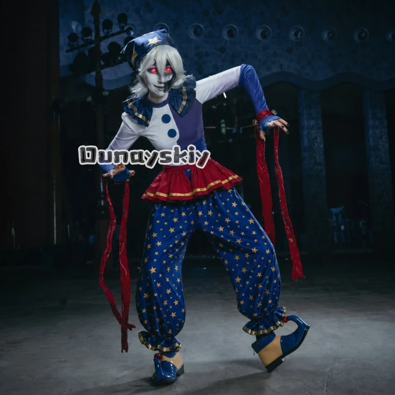 Security Vulnerability Moon Falling Clown cos Costume Moondrop joker Halloween anime Cosplay Complete Set with Hat and Gloves
Security Vulnerability Moon Falling Clown cos Costume Moondrop joker Halloween anime Cosplay Complete Set with Hat and Gloves