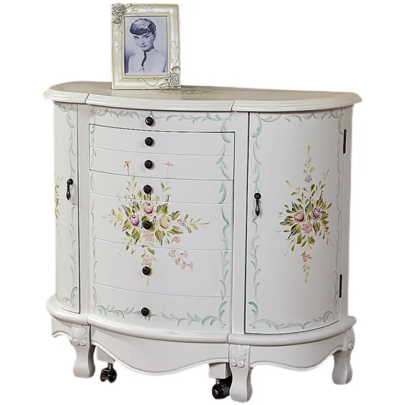 American painted dresser flip makeup table multifunctional desk simple economical small dresser with mirror Internet celebrity
American painted dresser flip makeup table multifunctional desk simple economical small dresser with mirror Internet celebrity