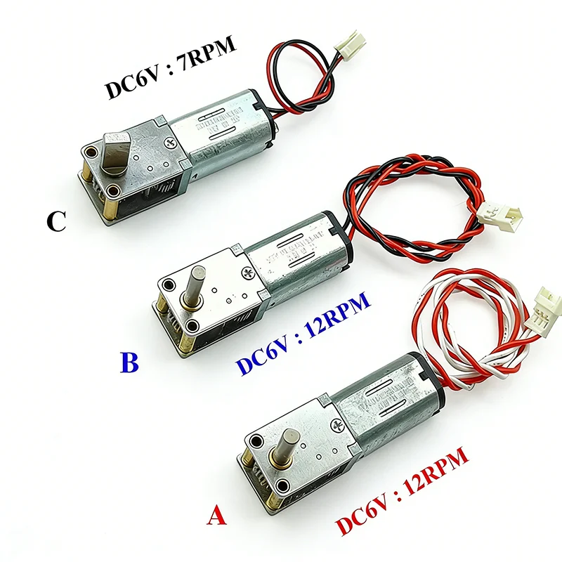 Mini N30 Full Metal Gear Motor Micro Gearbox DC 3V 3.7V 5V 6V Slow Speed Large Torque Reduction Motor for DIY Robot
Mini N30 Full Metal Gear Motor Micro Gearbox DC 3V 3.7V 5V 6V Slow Speed Large Torque Reduction Motor for DIY Robot