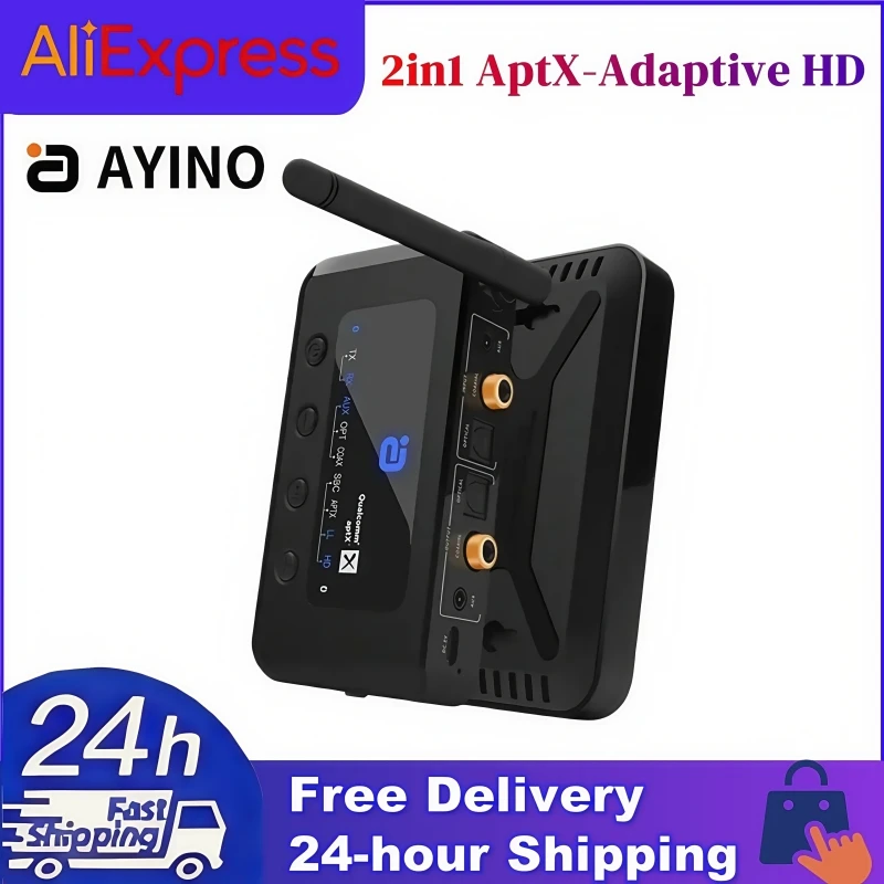 AYINO MR265 2in1 AptX-адаптивный HD Bluetooth 5,2 аудиоприемник-передатчик адаптер оптоволокно коаксиальный обход QCC без потерь с низкой задержкой
AYINO MR265 2in1 AptX-адаптивный HD Bluetooth 5,2 аудиоприемник-передатчик адаптер оптоволокно коаксиальный обход QCC без потерь с низкой задержкой
