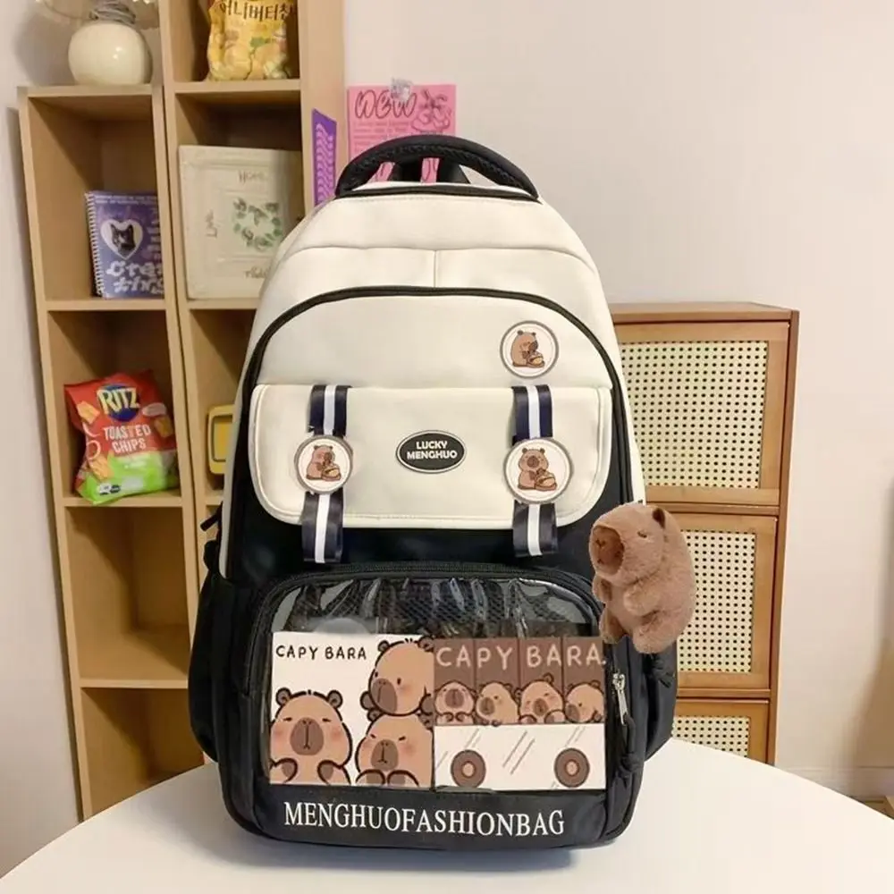 Fashion Large Capacity Capybara Backpack Multi-layer Nylon School Backpack Multipurpose Book Bags
Fashion Large Capacity Capybara Backpack Multi-layer Nylon School Backpack Multipurpose Book Bags