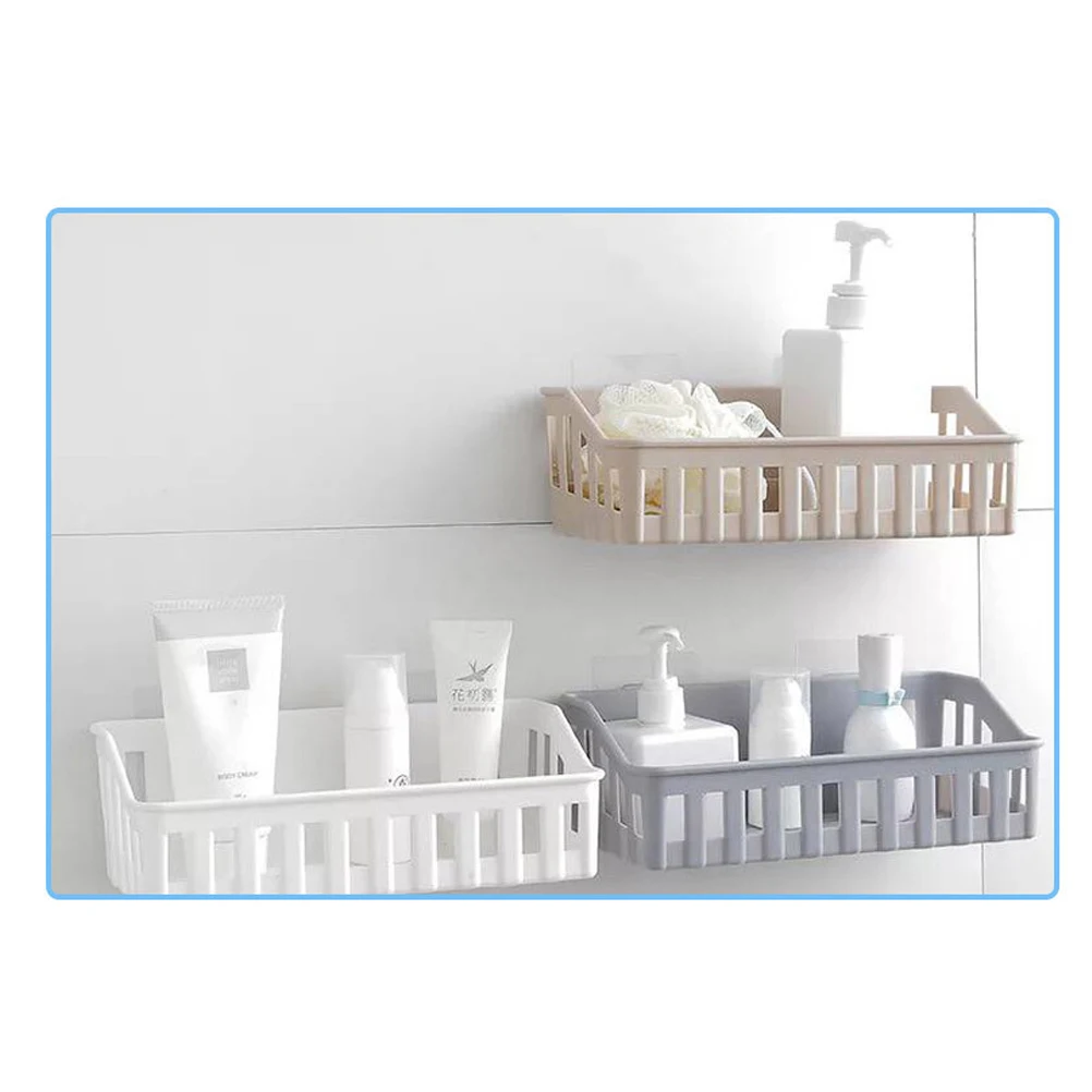 Punch Free Wall Mounted Storage Basket Plastic Kitchen Bathroom Organizer Save Space for Seasoning Bottles Toiletries
Punch Free Wall Mounted Storage Basket Plastic Kitchen Bathroom Organizer Save Space for Seasoning Bottles Toiletries
