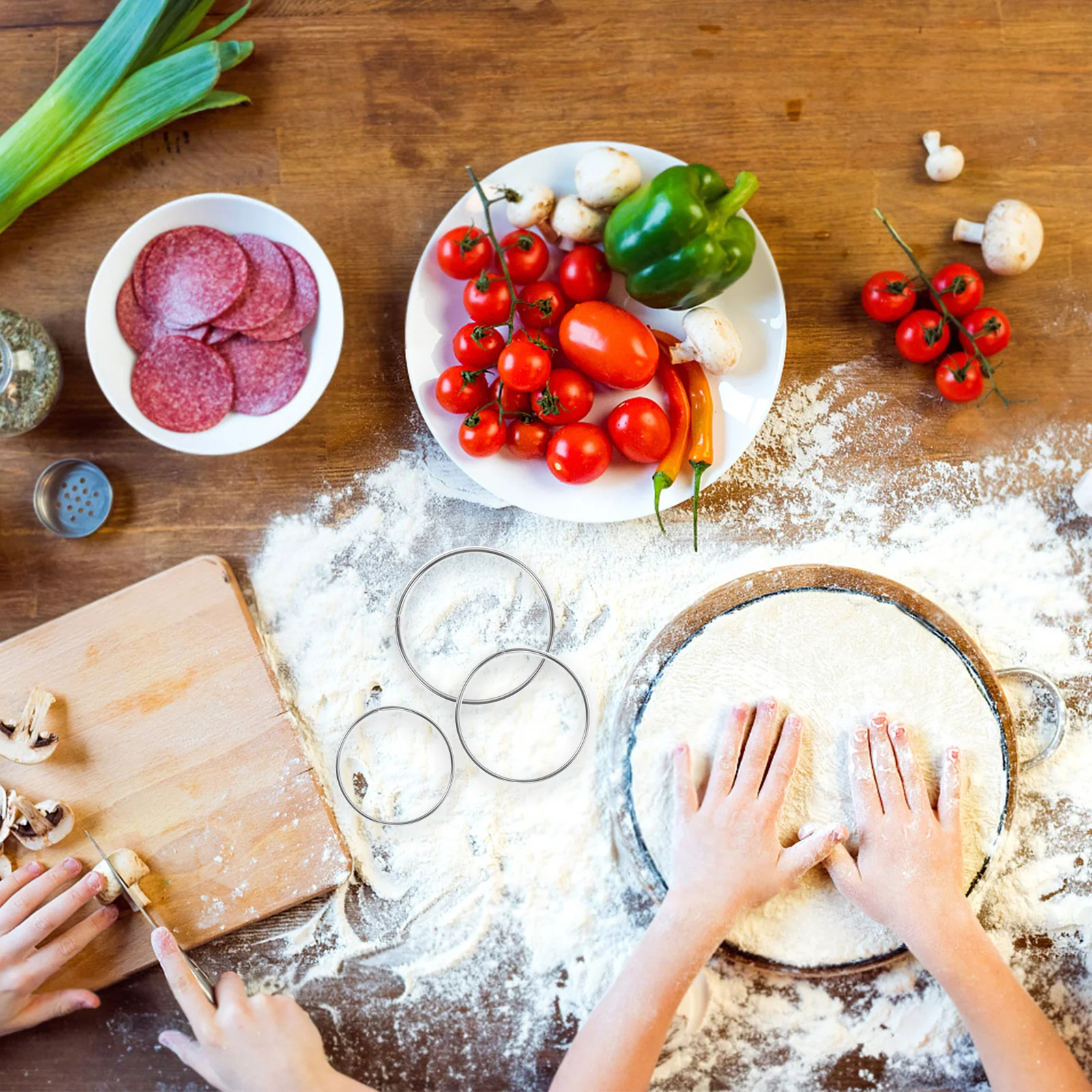 1Set Stainless Steel Baking Ring Multifunction Mousse Mold Smooth Edges Excellent Texture Easy Clean Tart Ring
1Set Stainless Steel Baking Ring Multifunction Mousse Mold Smooth Edges Excellent Texture Easy Clean Tart Ring