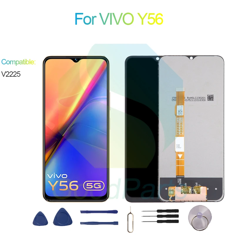 For VIVO Y56 5G LCD Display Screen 6.58" V2225 For VIVO Y56 5G Touch Digitizer Assembly Replacement
For VIVO Y56 5G LCD Display Screen 6.58" V2225 For VIVO Y56 5G Touch Digitizer Assembly Replacement