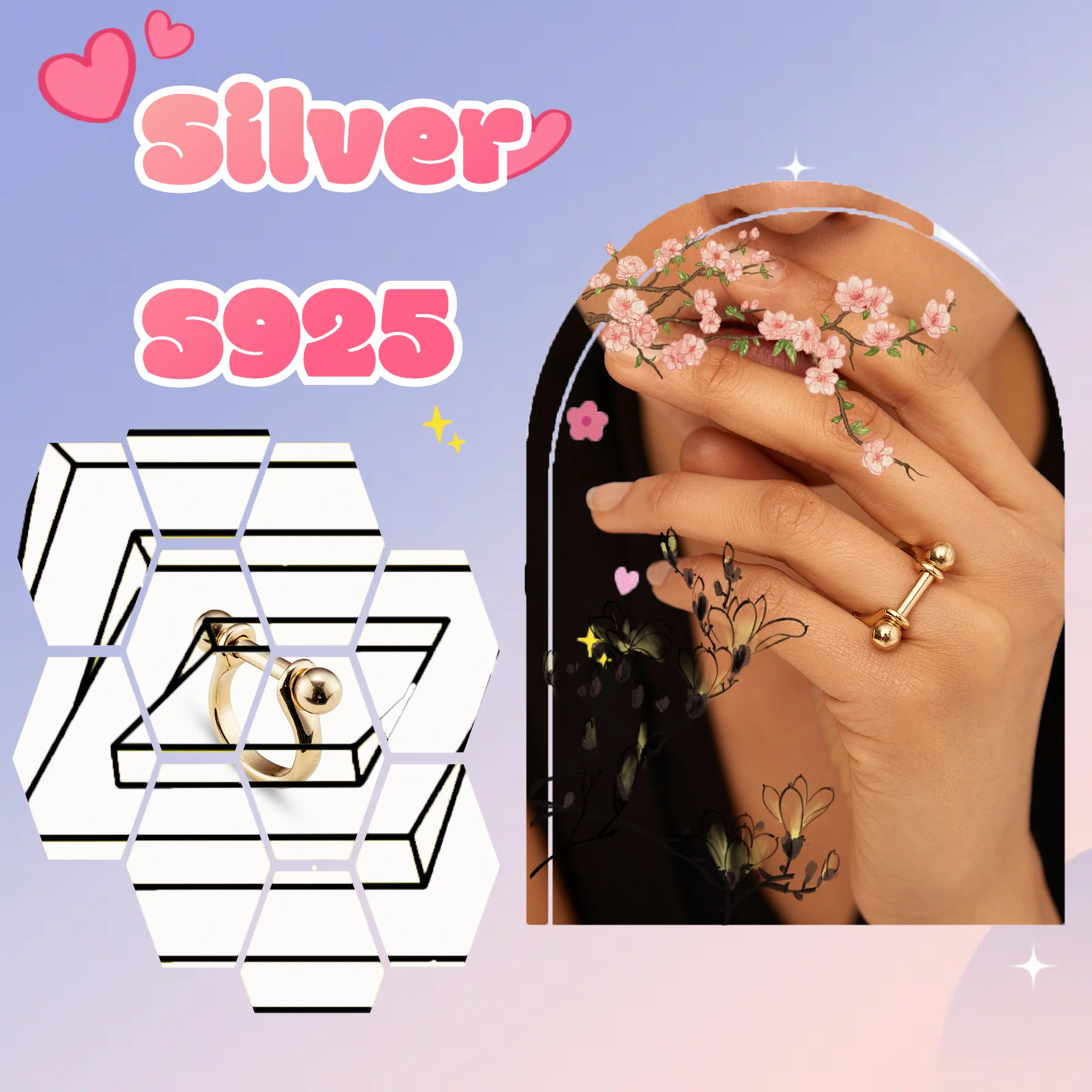 S925 sterling silver no50 women's jewelry, Spanish dumbbell ring, proposal wedding ring, luxurious gift for wife
S925 sterling silver no50 women's jewelry, Spanish dumbbell ring, proposal wedding ring, luxurious gift for wife