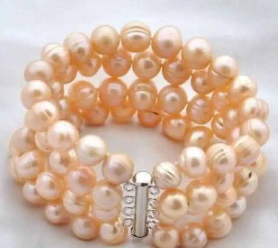 Новый популярный браслет из 4 нитей 8 дюймов 7-8 мм в стиле барокко с розовым пресноводным жемчугом
Новый популярный браслет из 4 нитей 8 дюймов 7-8 мм в стиле барокко с розовым пресноводным жемчугом