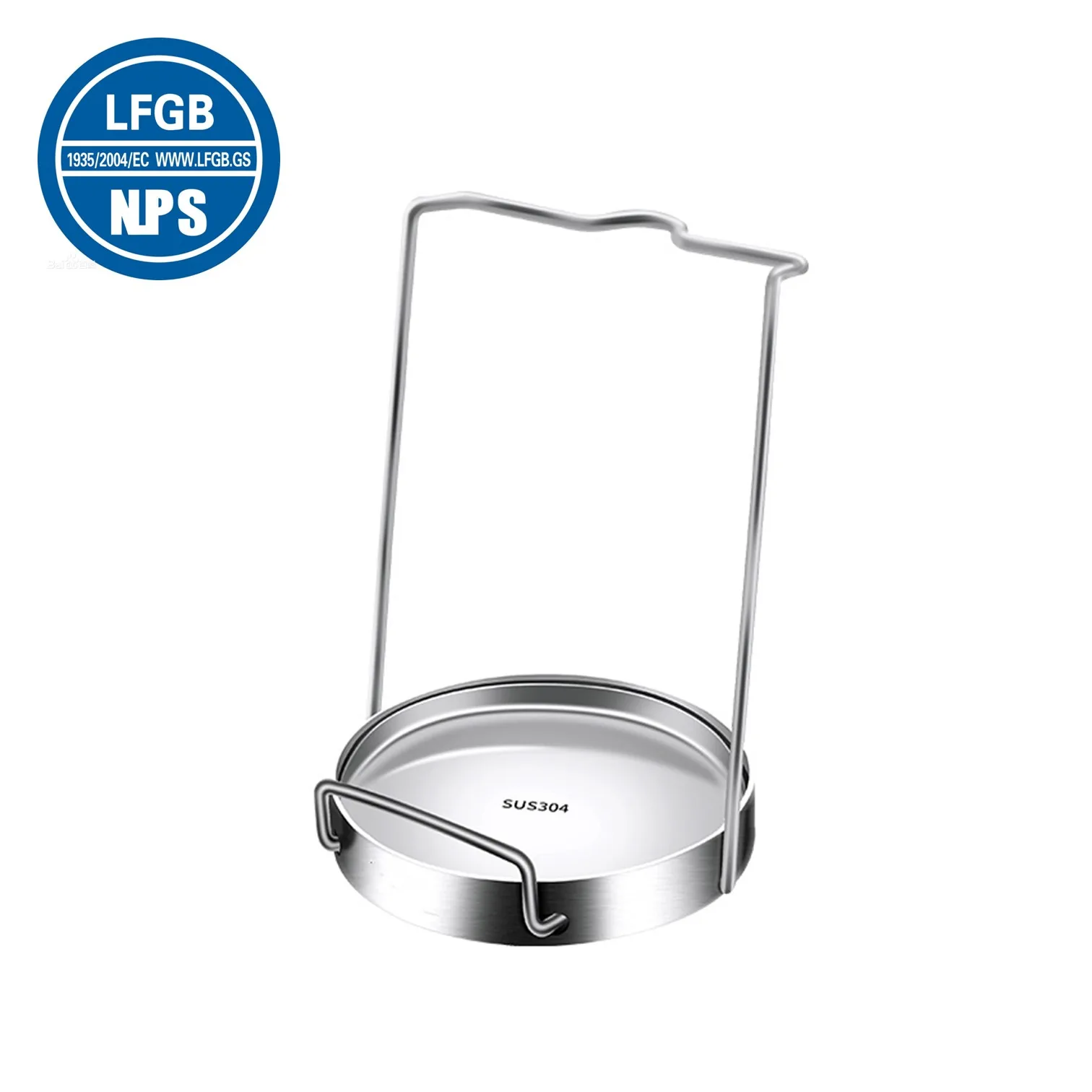 LFGB Certificated 304 Stainless Steel Pot Cover Rack Special Kitchen Tool Family Cookware Hanger Spatula Spoon Tongs Hanger
LFGB Certificated 304 Stainless Steel Pot Cover Rack Special Kitchen Tool Family Cookware Hanger Spatula Spoon Tongs Hanger