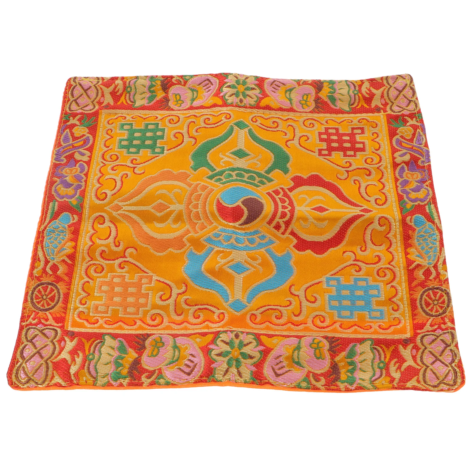 Brocade Embroidery Buddhist Scripture Wrapping Cloth Chinese Style Smooth Durable Covering Cloth for Temple Book Packing
Brocade Embroidery Buddhist Scripture Wrapping Cloth Chinese Style Smooth Durable Covering Cloth for Temple Book Packing
