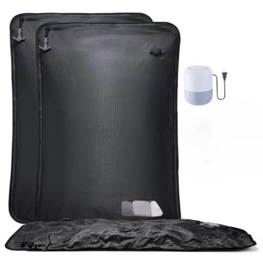Essential Vacuum Bags for Travel Luggage, Reusable Compression Bags for Checked Suitcases, Vacuum Seal Spacesaver for Cloth Pac
Essential Vacuum Bags for Travel Luggage, Reusable Compression Bags for Checked Suitcases, Vacuum Seal Spacesaver for Cloth Pac