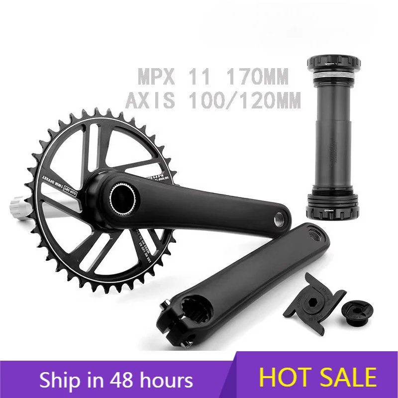 POWER LEAP Prowheel MPX11 170mm Snow Bike Crank with 100/120MM BB Fat Crank 30/32/34/36/38/40/42T Sprocket 1/3/6 Offset GXPP Cha
POWER LEAP Prowheel MPX11 170mm Snow Bike Crank with 100/120MM BB Fat Crank 30/32/34/36/38/40/42T Sprocket 1/3/6 Offset GXPP Cha