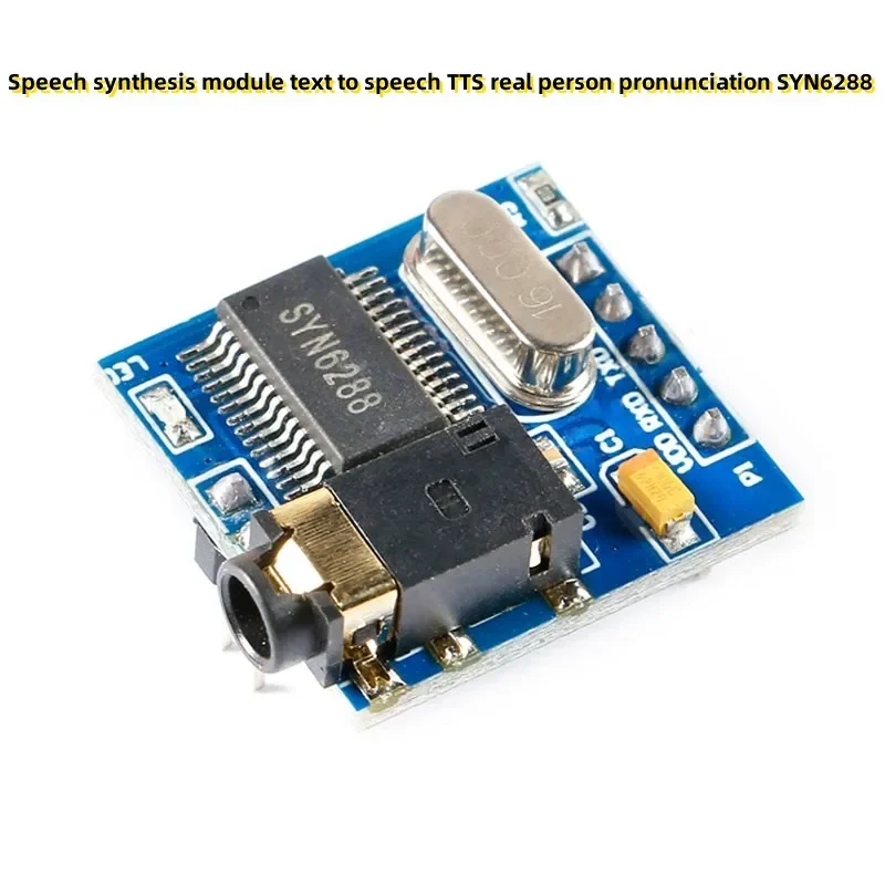 Модуль синтеза речи, текст для речи TTS, произношение реального человека SYN6288
Модуль синтеза речи, текст для речи TTS, произношение реального человека SYN6288