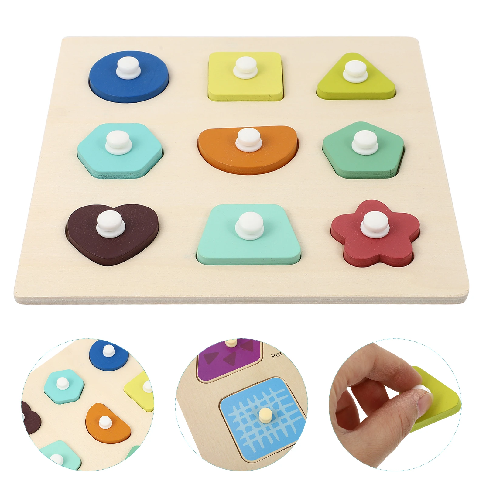 1 Set Wood Puzzle Early Educational For Kids, Cartoon Wooden Jigsaw Matching Game, Portable Shape Color Board, Puzzle Jigsaw For
1 Set Wood Puzzle Early Educational For Kids, Cartoon Wooden Jigsaw Matching Game, Portable Shape Color Board, Puzzle Jigsaw For