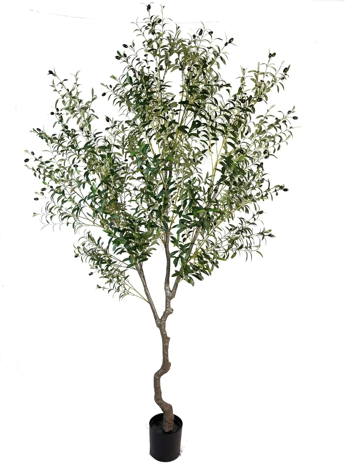 Artificial Tree Faux Olive Tree 8ft(92in,3200leaves) Tall Fake Olive Plant in Pot Fake Silk Tree Faux Plants Indoor
Artificial Tree Faux Olive Tree 8ft(92in,3200leaves) Tall Fake Olive Plant in Pot Fake Silk Tree Faux Plants Indoor