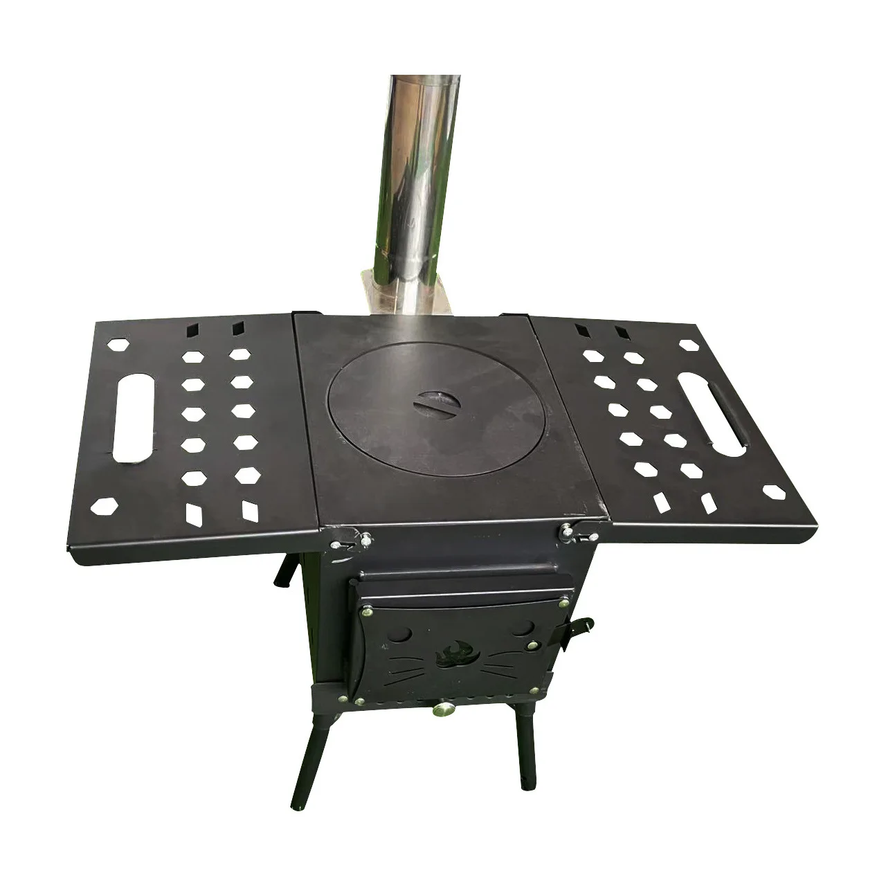 Portable stainless steel wood stove for outdoor picnics and camping Smokeless folding barbecue oven utensils Fuel charcoal
Portable stainless steel wood stove for outdoor picnics and camping Smokeless folding barbecue oven utensils Fuel charcoal