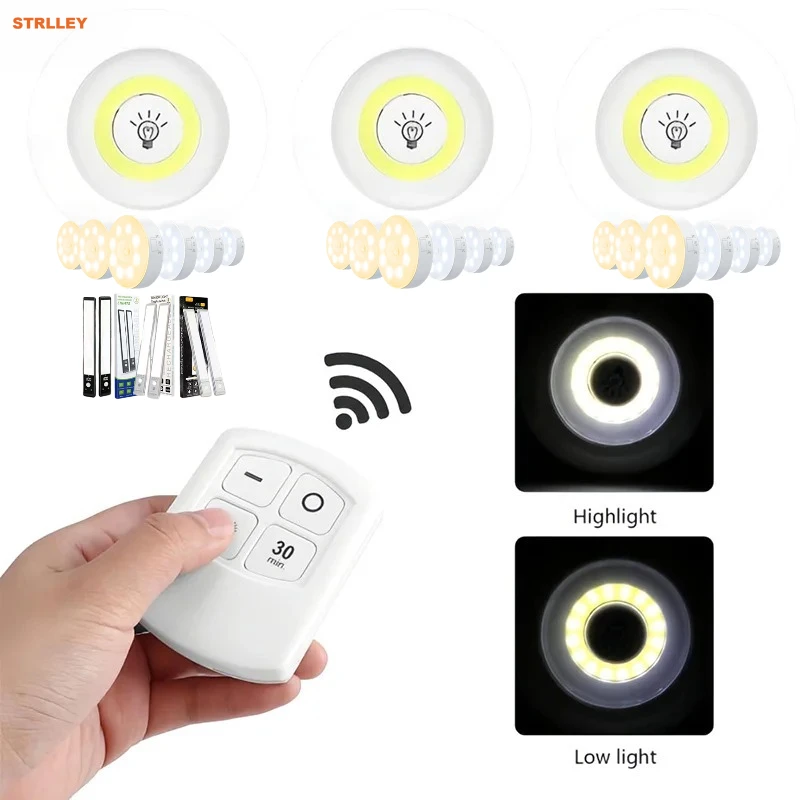 STRLLEY Dimmable LED Under Cabinet Night Light with IR Remote Button Control Battery Operated LED Closet Light Wardrobe Lighting
STRLLEY Dimmable LED Under Cabinet Night Light with IR Remote Button Control Battery Operated LED Closet Light Wardrobe Lighting
