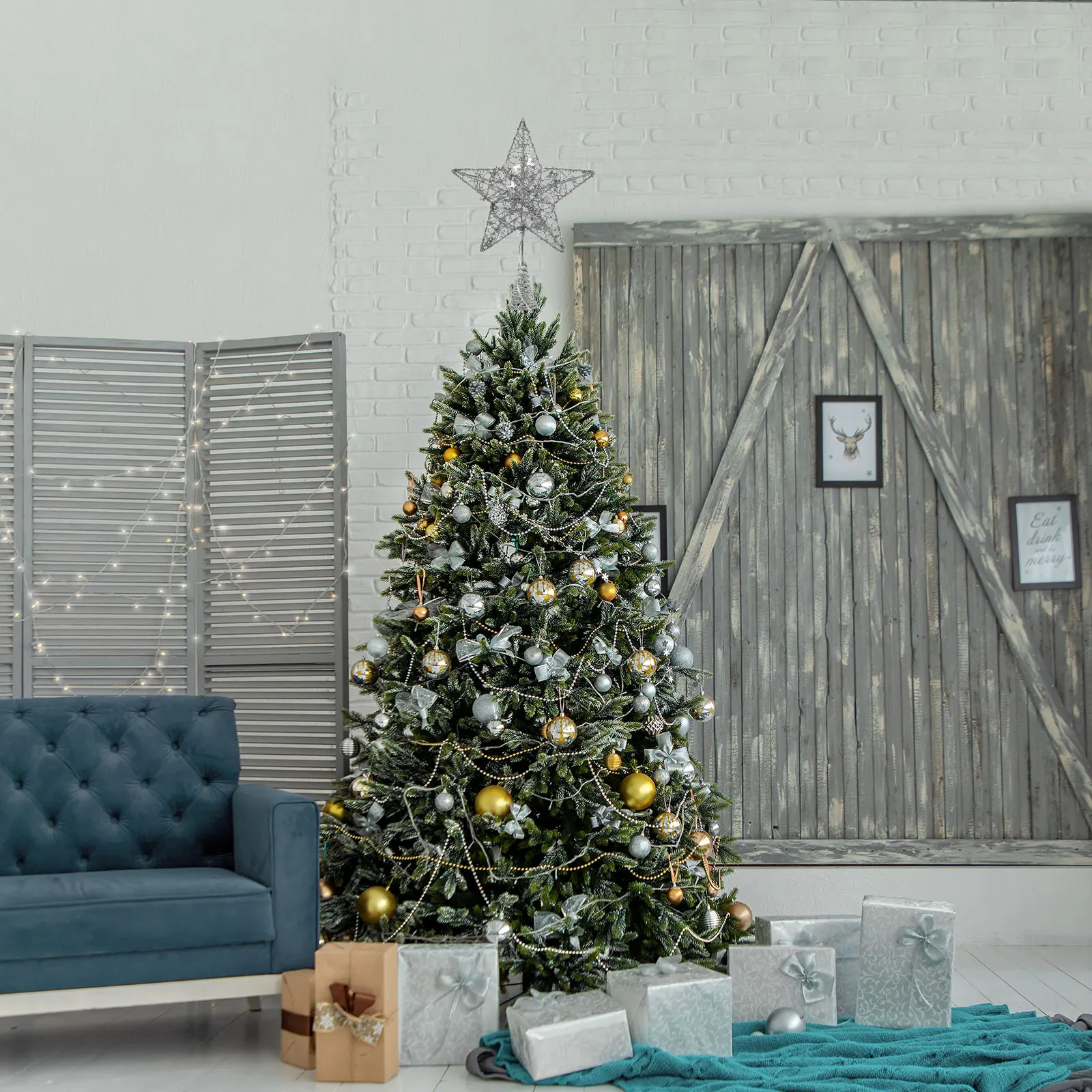 1 pc Christmas Tree Topper Star 5 Pointed Lighted Xmas Decor For Holiday Party Home Use Xmas Tree Topper Star
1 pc Christmas Tree Topper Star 5 Pointed Lighted Xmas Decor For Holiday Party Home Use Xmas Tree Topper Star