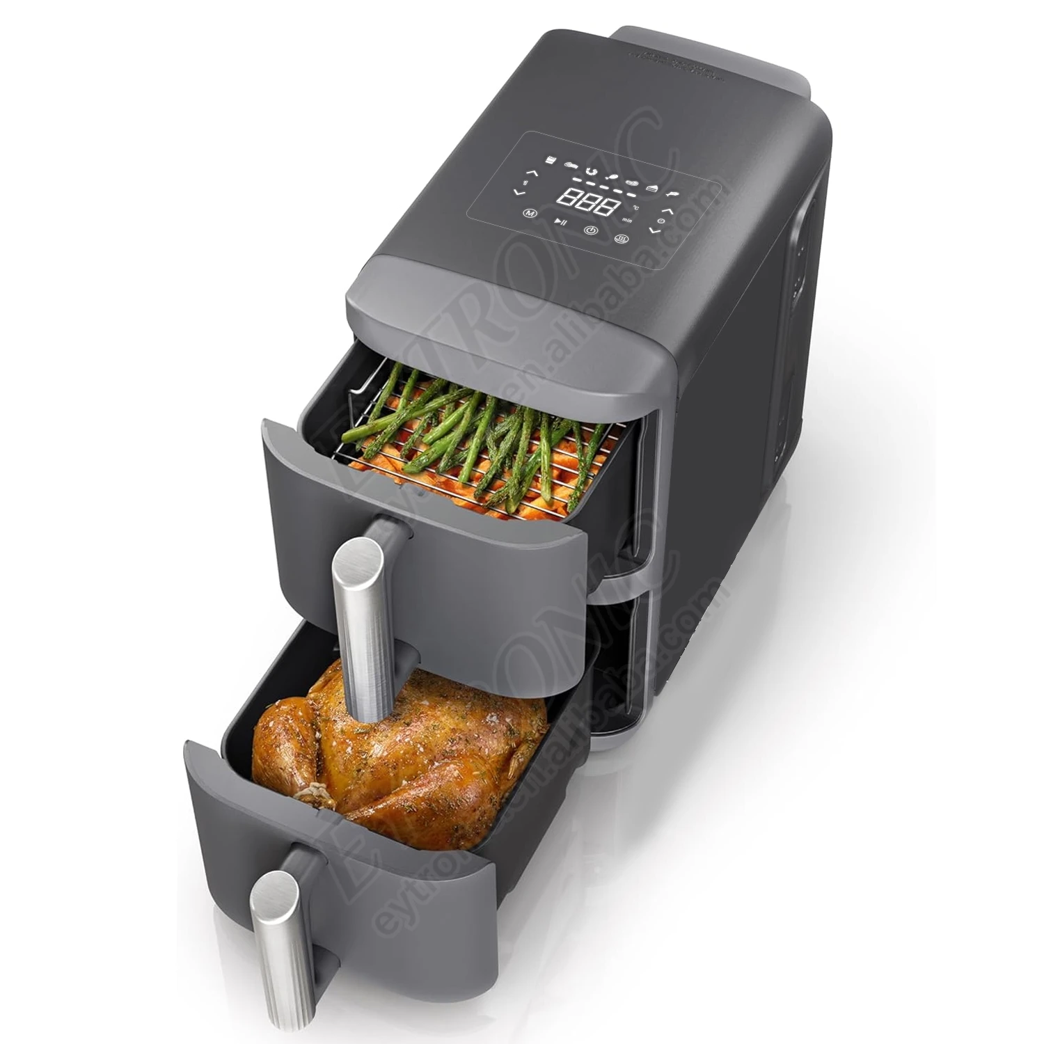 2026 New Model Multi-functionalDoubleStack 2-Basket Air Fryer Sizzle 11L Air Fryer DoubleStack Technology Cooks 4 Foods at Once
2026 New Model Multi-functionalDoubleStack 2-Basket Air Fryer Sizzle 11L Air Fryer DoubleStack Technology Cooks 4 Foods at Once