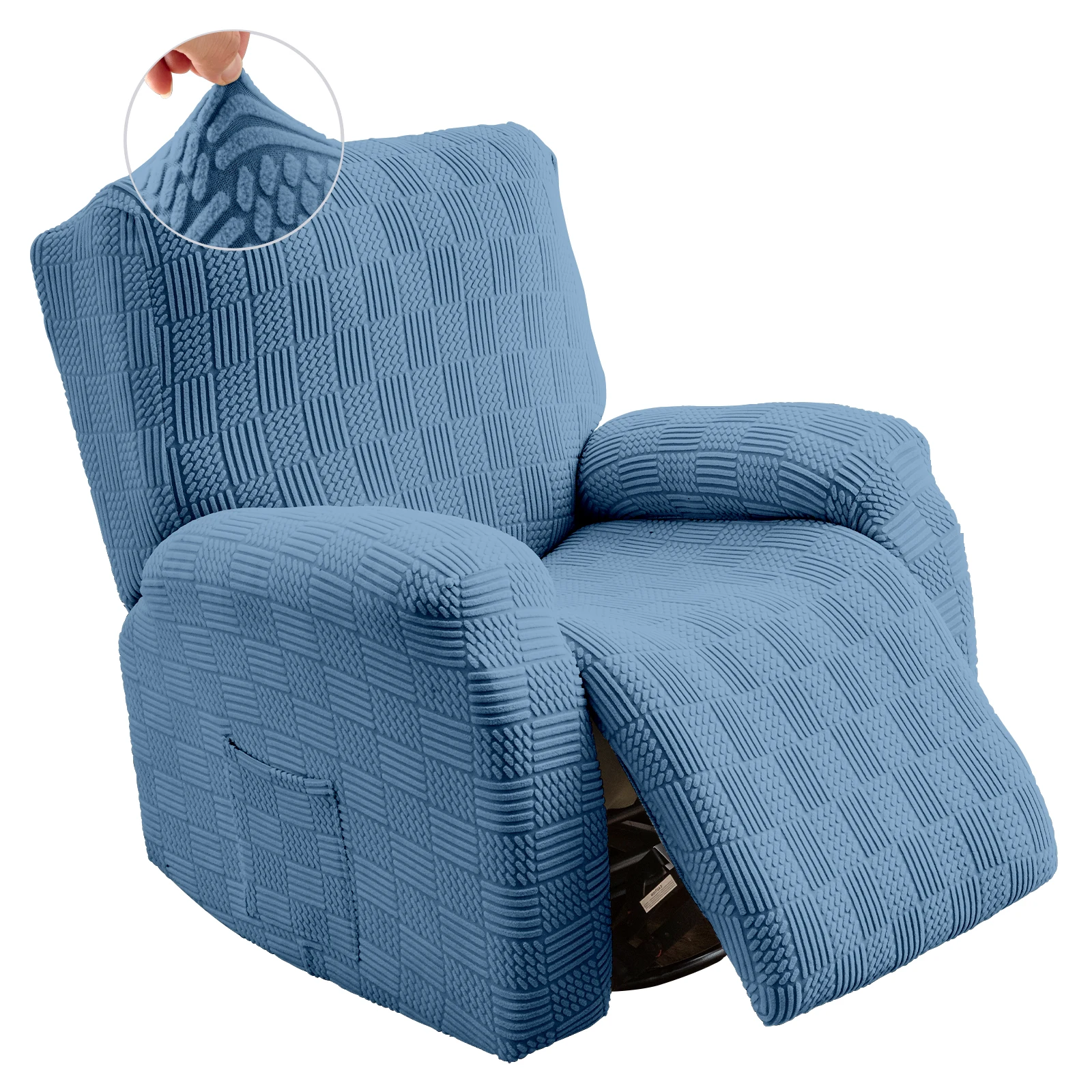 Stretch Recliner Sofa Cover Knitted Reclining Sofas Covers For Living Room Anti-Dust Non-Slip Lazy Boy Chair Cover 1Seats
Stretch Recliner Sofa Cover Knitted Reclining Sofas Covers For Living Room Anti-Dust Non-Slip Lazy Boy Chair Cover 1Seats