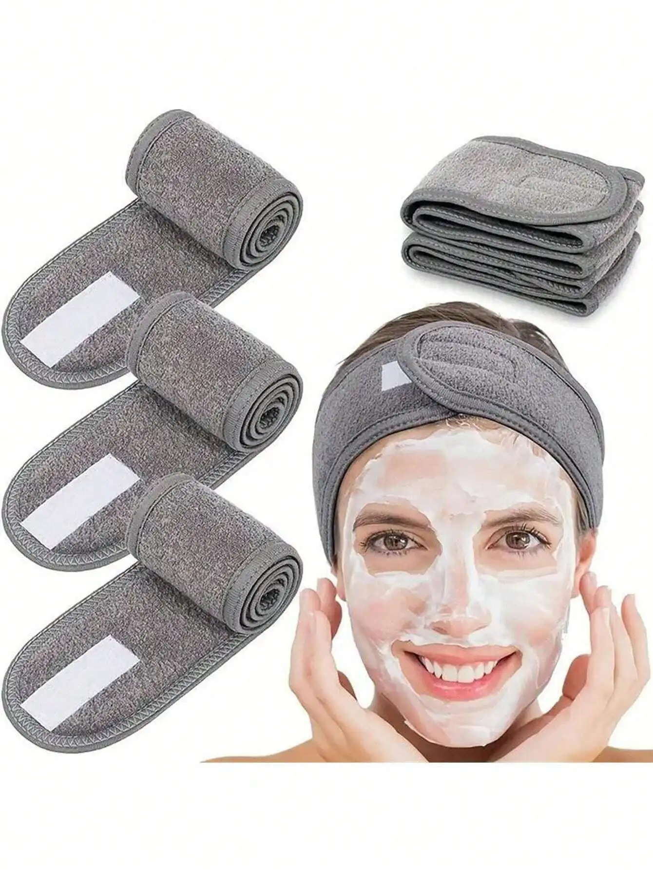 1 Piece Women's Adjustable Elastic Shower And Face Headband, Non-Slip Headscarf , Foldable And Elastic, Suitable For Use During
1 Piece Women's Adjustable Elastic Shower And Face Headband, Non-Slip Headscarf , Foldable And Elastic, Suitable For Use During