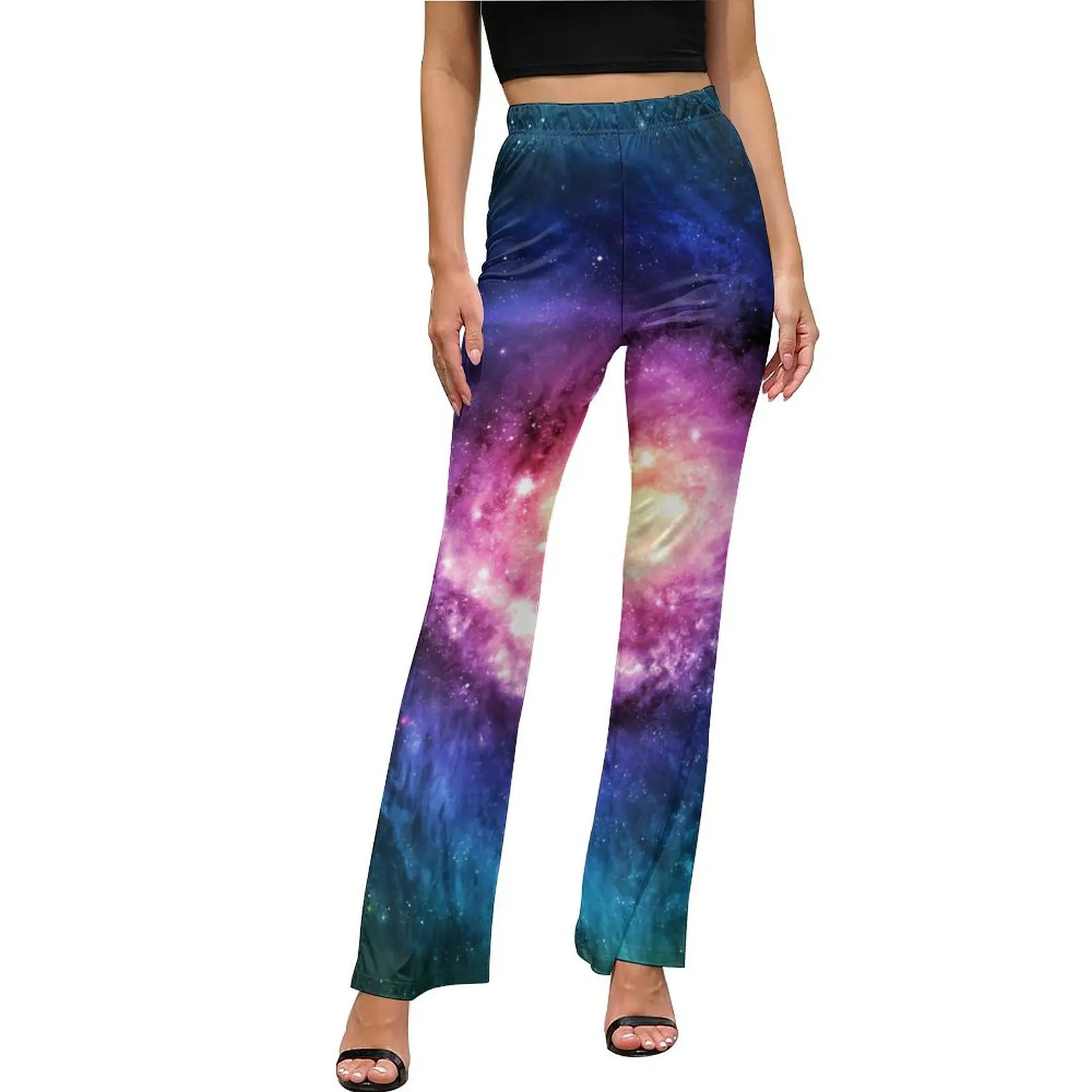 Spiral Galaxy Print Pants Deep Outer Space Elastic Waist Night Club Flared Trousers Spring Graphic Street Style Pants Present
Spiral Galaxy Print Pants Deep Outer Space Elastic Waist Night Club Flared Trousers Spring Graphic Street Style Pants Present