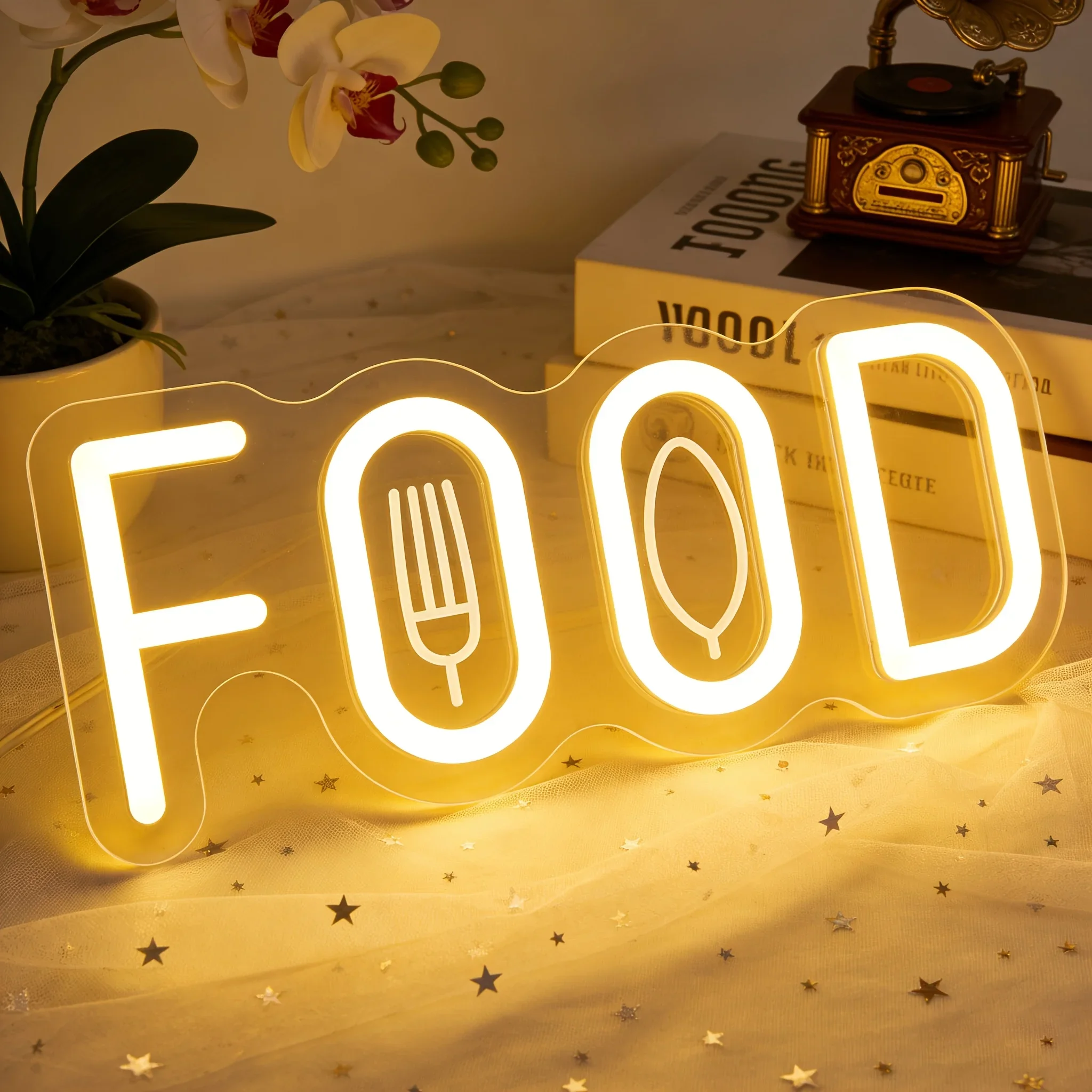Food Neon Sign LED Night Light USB Powered Fork Knife Dining Room Kitchen Home Bar Cafe Party Art Decoration Gift
Food Neon Sign LED Night Light USB Powered Fork Knife Dining Room Kitchen Home Bar Cafe Party Art Decoration Gift
