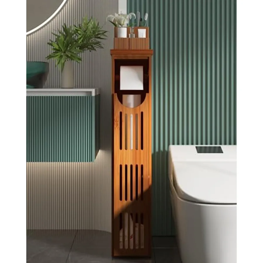 Toilet Paper Holder with Storage Bathroom Toilet Paper Storage Cabinet Small Bathroom Storage Cabinet for Small Spaces Slim Bat
Toilet Paper Holder with Storage Bathroom Toilet Paper Storage Cabinet Small Bathroom Storage Cabinet for Small Spaces Slim Bat