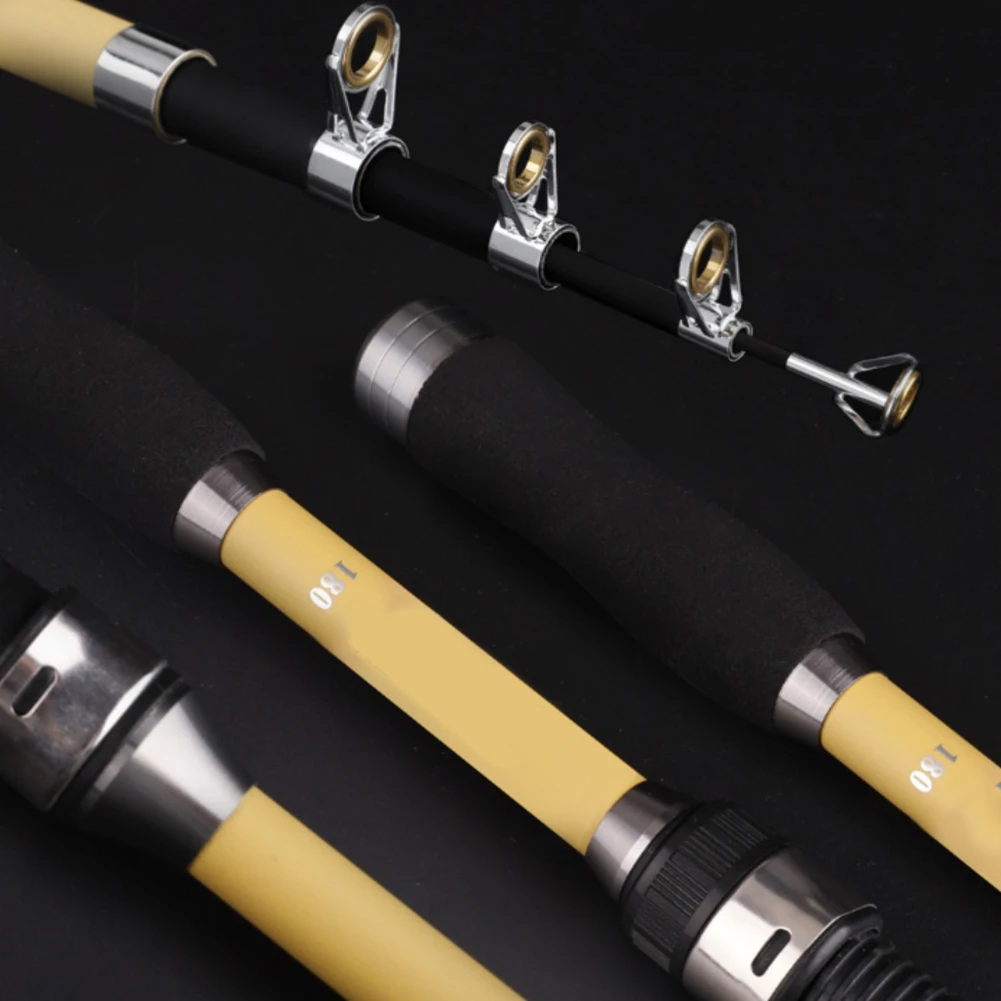 Рыбалка во время отпуска Комбинированные рыболовные катушки черного и желтого цвета FG Конструкция из стекловолокна для прибрежной рыбалки
Рыбалка во время отпуска Комбинированные рыболовные катушки черного и желтого цвета FG Конструкция из стекловолокна для прибрежной рыбалки