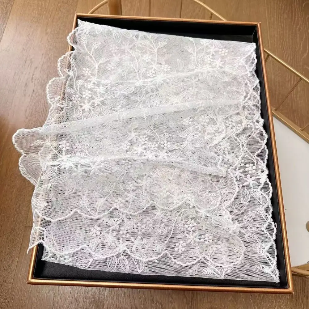 Casual Embroidered Flower Lace Scarf Lightweight Long Sunscreen Shawl Breathable Mesh Silk Scarf Women
Casual Embroidered Flower Lace Scarf Lightweight Long Sunscreen Shawl Breathable Mesh Silk Scarf Women