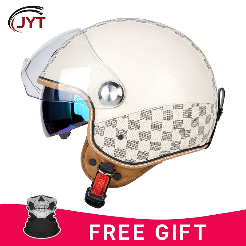 Мотоциклетный шлем унисекс 3/4 с открытым лицом и широким полем зрения. Предложение из натуральной кожи. Незабываемый вид для безопасности.
Мотоциклетный шлем унисекс 3/4 с открытым лицом и широким полем зрения. Предложение из натуральной кожи. Незабываемый вид для безопасности.