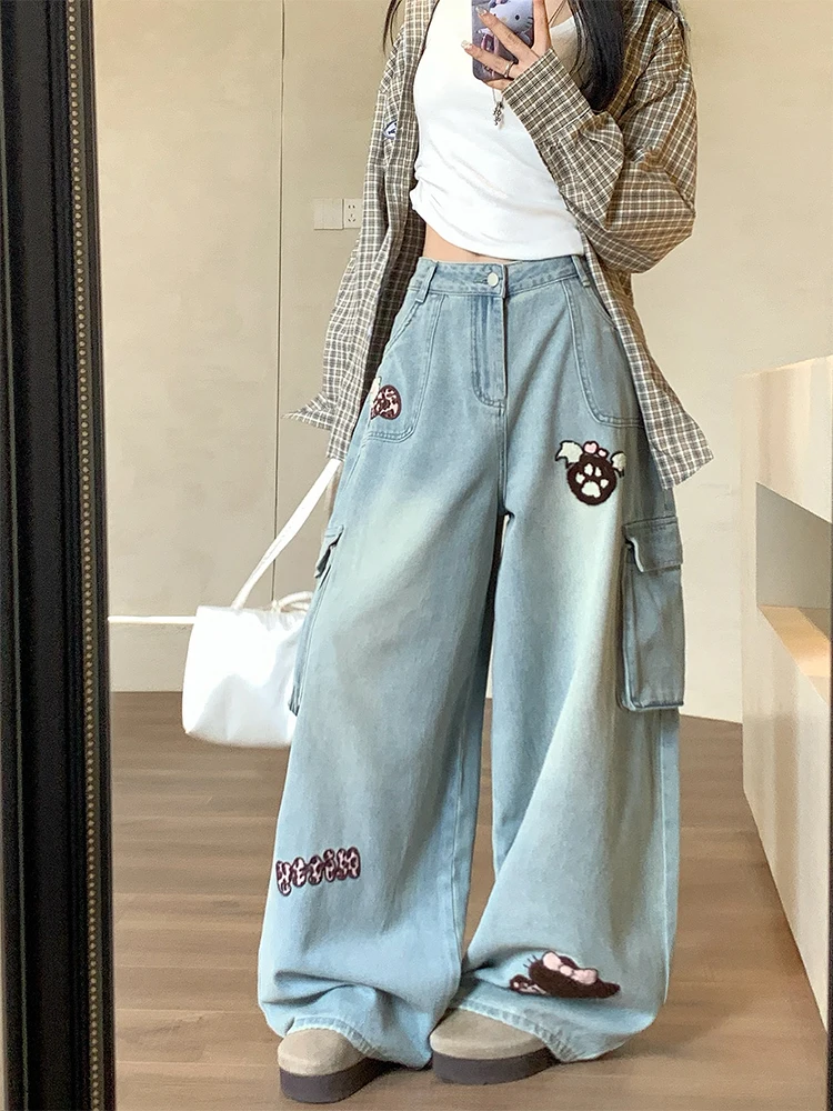 Американские ретро-джинсы для женщин: свободные брюки с широкими штанинами и множеством карманов – хит продаж
Американские ретро-джинсы для женщин: свободные брюки с широкими штанинами и множеством карманов – хит продаж