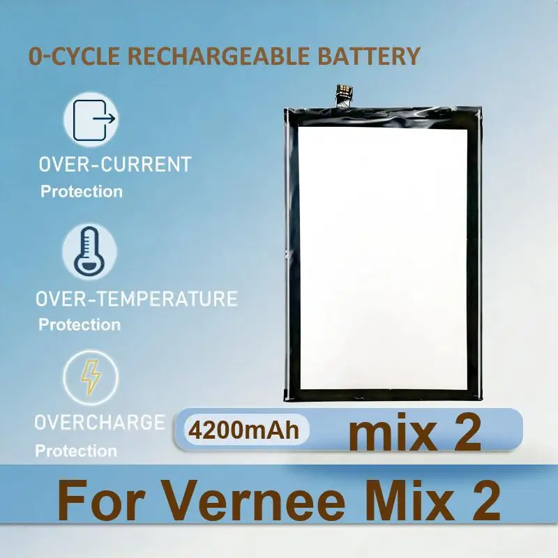 mix 2 (For Vernee) Mobile Phone Battery For Vernee Mix 2 Mix2 4200mAh Real Capacity
mix 2 (For Vernee) Mobile Phone Battery For Vernee Mix 2 Mix2 4200mAh Real Capacity